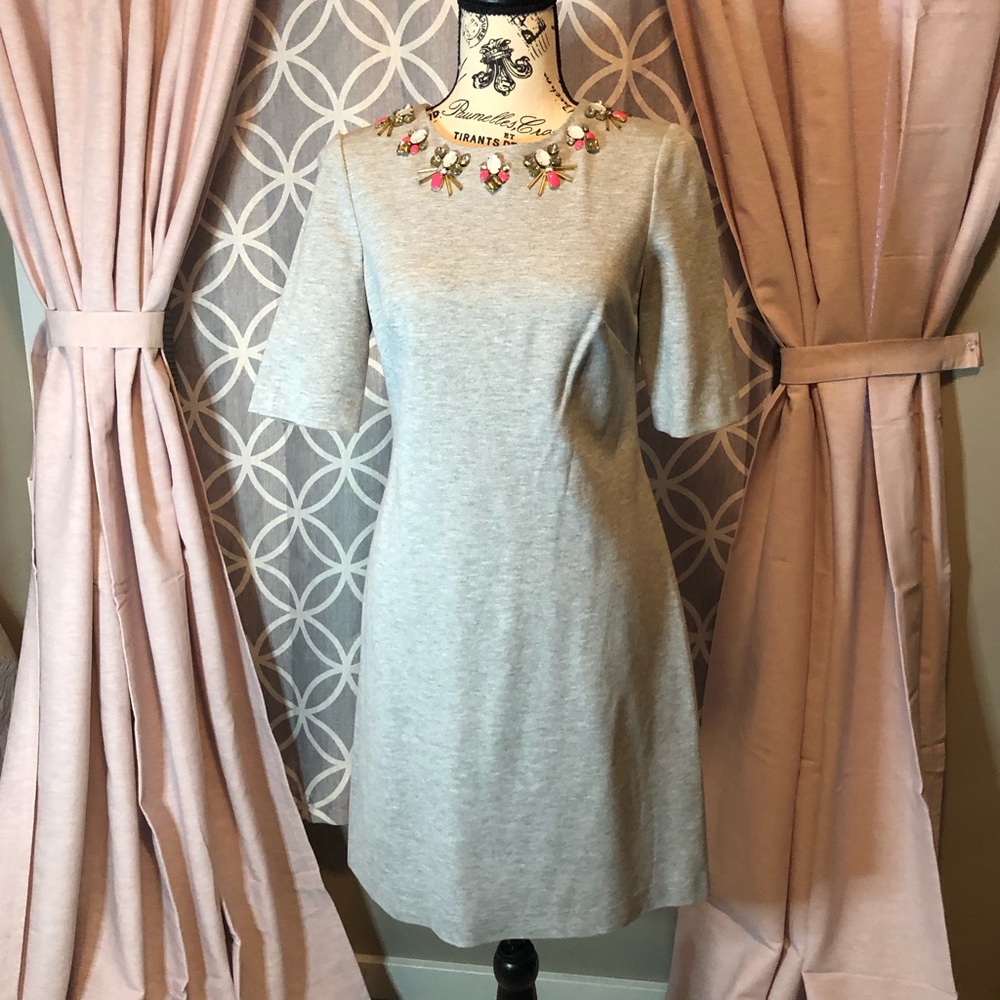 Eliza J long sleeve jewelled dress